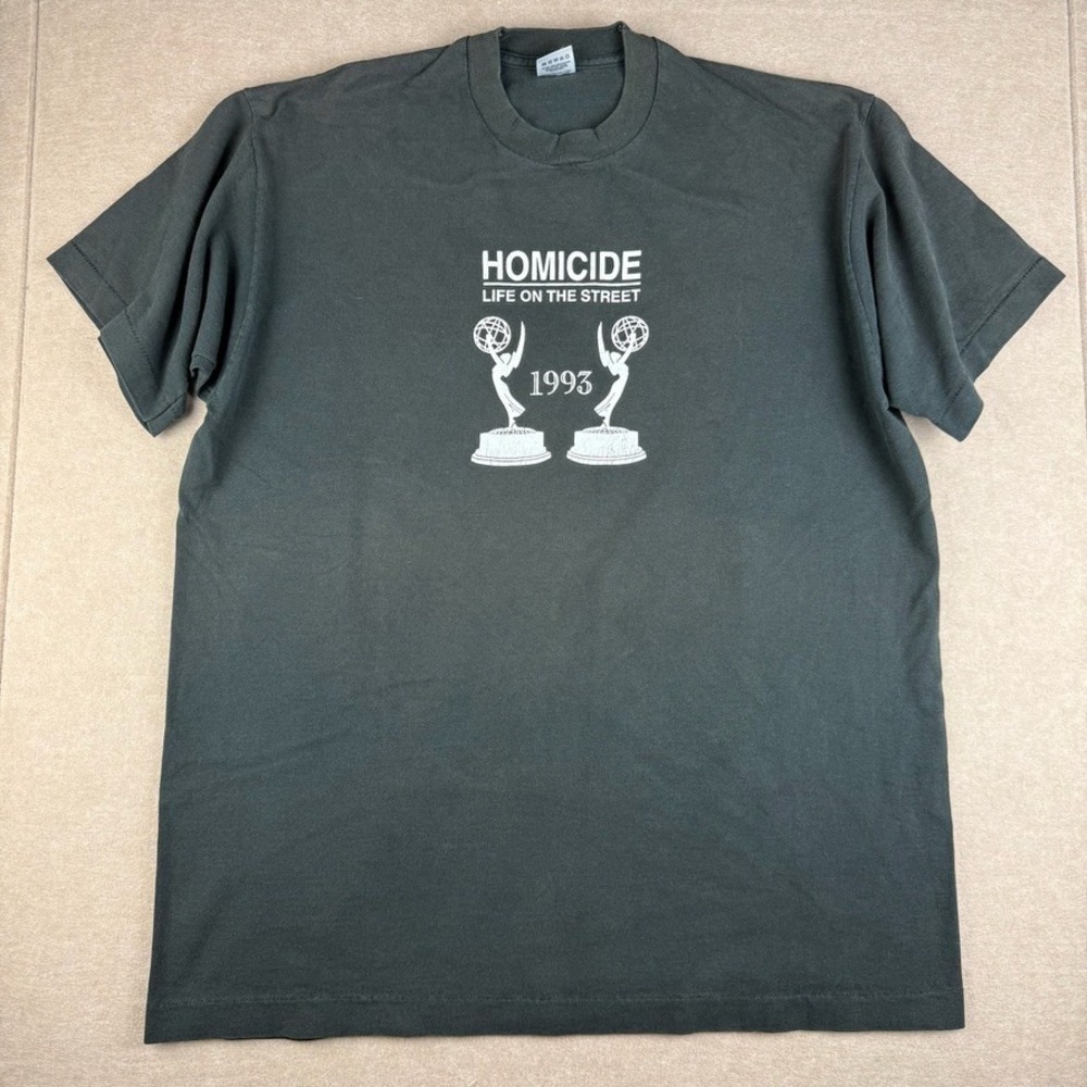 Vintage Homicide Life On The Street 1993 Shirt Mens XL TV Show USA Single Stitch
